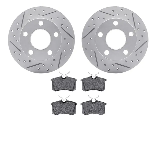 R1 Concepts WBTN1-74012 Brake Rotors - Carbon Coated - D/S W/ Euro Ceramic Pads